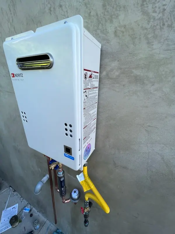 Tankless water heater installation for Muscoy homes